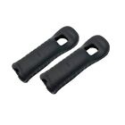X2 Nintendo Wii Oem Remote Controller Sleeve Silicone Rubber Grip Black Rvl-022