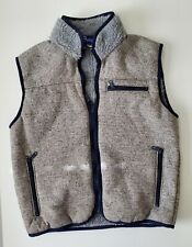 Penfield Grey Vest with Navy Blue accents Zipper Sz. M Gray Made in USA RN 81469
