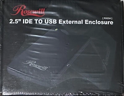 New Sealed Rosewill RX234 2.5" IDE To USB External Enclosure  - Image 1 of 2