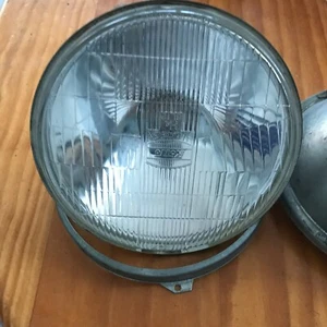 Vintage Mini Car Leyland Headlights 2x Koito - Picture 1 of 5
