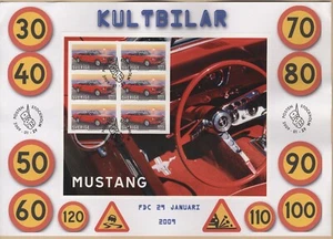 Suecia Sc#2606 Ford Mustang hoja de recuerdo oldsmobile - Imagen 1 de 1