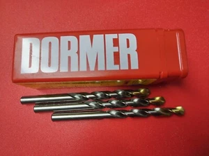 3x Dormer A002 HSS-TiN 4 OFF beschichtete Jobber Bohrer 8 mm NEU 117 mm lang 60 mm fl - Bild 1 von 1