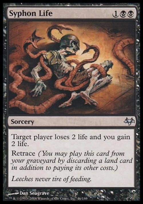 Syphon Life -Foil Light Play MTG Eventide - Image 1 of 1