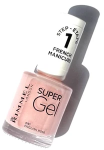 Rimmel Super Gel Nail Polish 091 English Rose 12ml - Bild 1 von 2