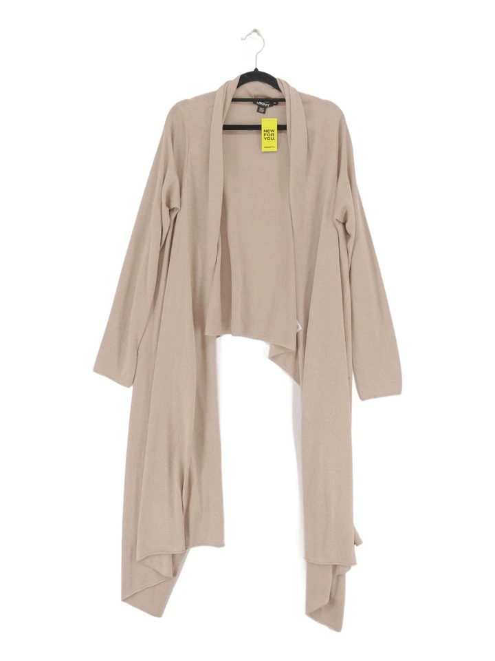 Cárdigan para mujer DKNY M seda crema con cuello de cachemir cárdigan Foto 1 de 4