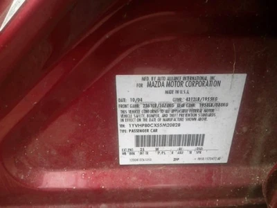 Motor limpiaparabrisas compatible con 03-05 MAZDA 6 104914457 Foto 1 de 4