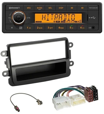 Continental MP3 Bluetooth AUX USB Autoradio für Dacia Lodgy Duster Dokker Sander - Bild 1 von 4