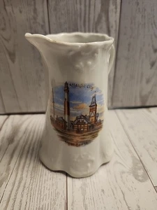 Antique Souvenir Porcelain Creamer Atlantic City, NJ Lighthouse Germany - Picture 1 of 4