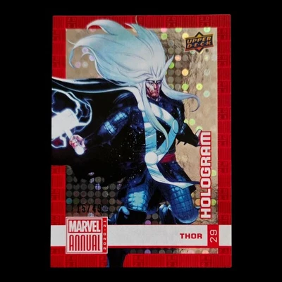 2020-21 Upper Deck Marvel Annual Foil Hologram 15/49 Thor #29 0n8 - Image 1 of 4
