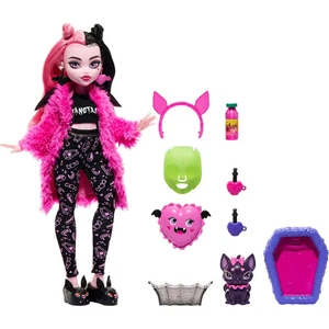 Monster High Puppe und Pyjamapartyzubehör, Draculaura, Schaurig schöne Pyjamapar - Bild 1 von 2