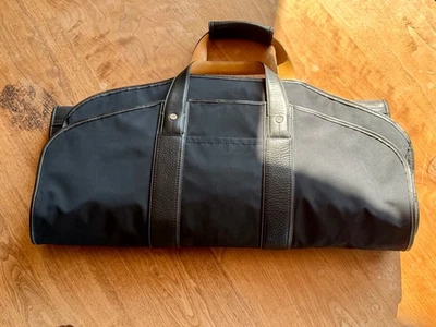 Coach Black Nylon and Leather Bifold Garment Bag - Image 1 of 4