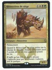 Top Siege Rhino/rhinocéros de Headquarters-Khan Tarkir-French (Fine +)