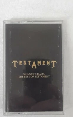 Testament Signs Of Chaos Best Of Cassette Tape Audio 1997 Mayhem Thrash Metal - Image 1 of 4