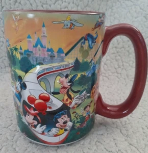Disneyland Resort Mickey Mouse Monorail w/ Disney Characters Mug Cup - Picture 1 of 5