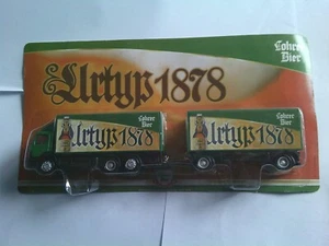 Modell Truck Benz Atego LKW Bierlaster Lohrer Urtyp 18 Sammelmodell Sattelzug RM - Bild 1 von 1
