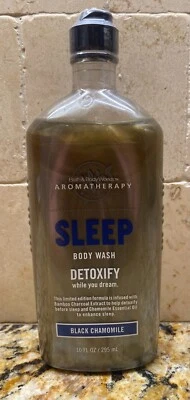 Bath & Body Works SLEEP Aromatherapy Body Wash Black Chamomile Detoxify 10 Oz - Image 1 of 3