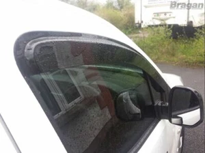 Window Deflectors For Ford Transit Tourneo Courier 2014+ Tinted Rain Protector - Picture 1 of 5
