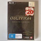 Oblivion, Game Of The Year Edition (2007) Pc Cd Rom Computer Video Game, Fantasy