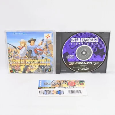 Mega CD LETHAL ENFORCERS II Spine 0188 Sega mcd - Image 1 of 4