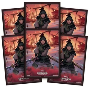Ravensburger Disney Lorcana Rise of the Floodborn TCG Card Sleeve Pack - Mulan - Picture 1 of 3