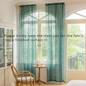 Jasper Blumen Spitze Stoff Semi Sheer Netz Voile für Fenster Tischdecke Nähen - Bild 1 von 9
