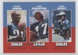 2001 Upper Deck Vintage Preview /1500 Corey Simon Todd Pinkston Gari Scott #30