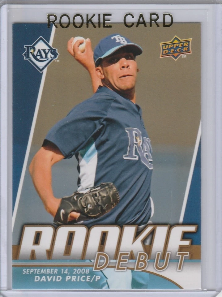 DAVID PRICE ROOKIE CARD 2008 MLB Debut RC TB Rays Baseball Upper Deck RC RED SOX - Изображение 1 из 2