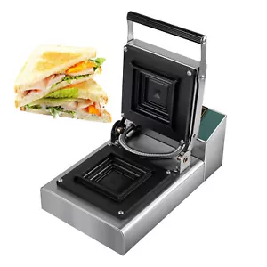 Grilled Sandwich Maker with Indicator Lights 1000W Electric Non-Stick Machine - Picture 1 of 12