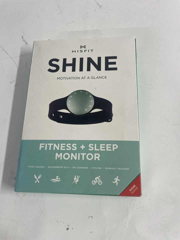  Banda de motivación Misfit Shine Fitness And Sleep Monitor de un vistazo verde azulado Foto 1 de 1