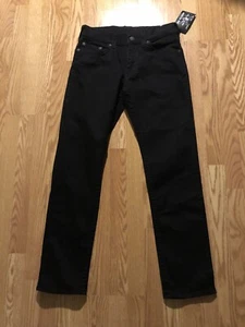 True Religion Men’s Geno Relaxed Fit Black Jeans Size 33 New NWT - Picture 1 of 8