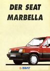 Seat Marbella Prospekt 1992 4/92 D brochure prospectus folleto catalog Katalog