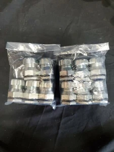 Conector aislado Chase®; 3/4 pulgadas, acero, zinc electrochapado - Imagen 1 de 5