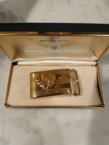real gold belt buckle
