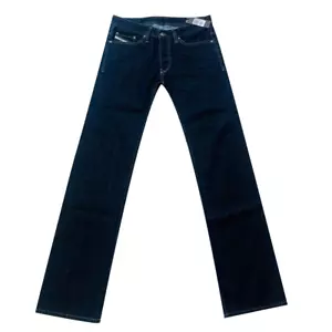 DIESEL Denim Jeans Men's Black And Gold (W29 L34) Prototipi Black STRAIGHT LEG - Picture 1 of 8
