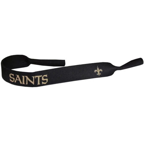 New Orleans Saints 16" Neoprene Sunglasses Strap (NFL Football) Croakies Cover