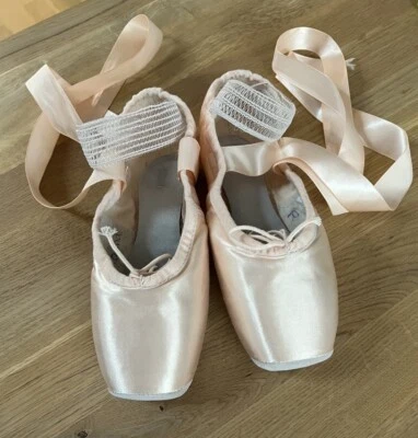 Spitzenschuhe 🩰 Größe 2 1/2 C Von Bloch Triomphe Ballett Schuhe Gebraucht - Bild 1 von 3