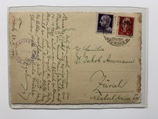 AMG VG - Trieste - Cartolina per la Svizzera. Censura