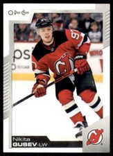 2020-21 UD O-Pee-Chee Base #133 Nikita Gusev - New Jersey Devils