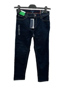 TOMMY HILFIGER 14 Y JEANS DENIM ADJUSTABLE WAIST STRETCH SLIM STRAIGHT LEG NEW - Picture 1 of 7