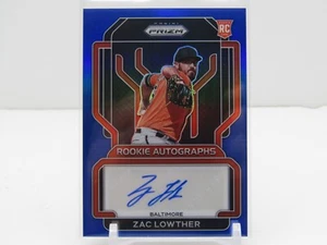 ZAC LOWTHER 2022 PRIZM ROOKIE RC BLUE PRIZM AUTOGRAFO AUTO #041/149! ORIOLES!! - Foto 1 di 2