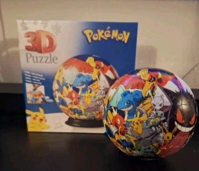 Rompecabezas Ravensburger Pokemon 3D bola para niños de 6 años (nuevo) Foto 1 de 4