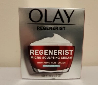 Olay Regenerist Micro-Sculpting Cream, Moisturizer, Fragrance Free 1.7 oz  - Image 1 of 4