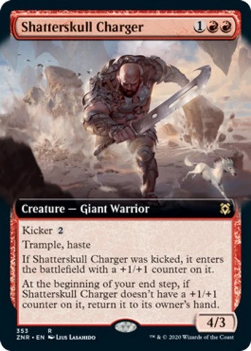 x1 Shatterskull Charger - Extended Art - Zendikar Rising - NM - MTG - Image 1 of 1