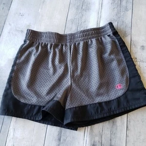 Champion Gear Girls Black and Gray Shorts - Size M - Picture 1 of 3