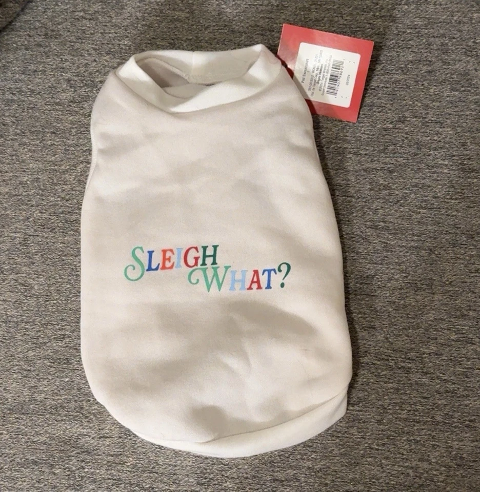 Dog Cat Pet Sweatshirt Size S Holiday Merry Target Wondershop