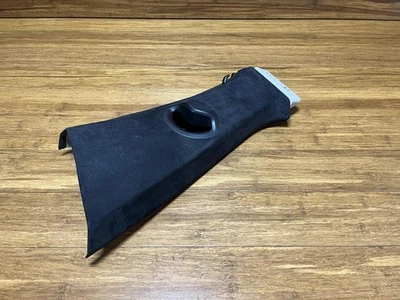 Painel de acabamento de pilar esquerdo B BMW X5M F95 2019-2025 preto Alcantara fabricante de equipamento original *NOTA* - Imagem 1 de 4