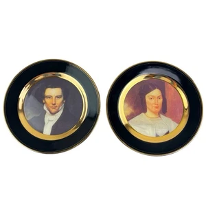 Joseph und Emma Smith Deko Teller 2er Set HLT Mormonenprophet Sammlerstück - Bild 1 von 10