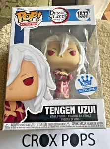 TENGEN UZUI FS 1537 DEMON SLAYER Funko Shop POP Vinyl New in Mint Box +PROTECTOR - Picture 1 of 1