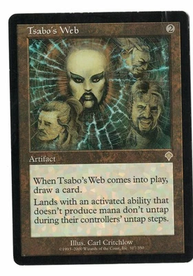 Tsabo's Web - Invasion - MTG - Artifact - Image 1 of 2