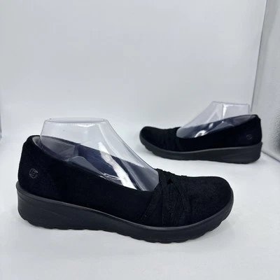 BZees-Goody Black Slip On Shoe Women 8 M Fabric - Image 1 of 4